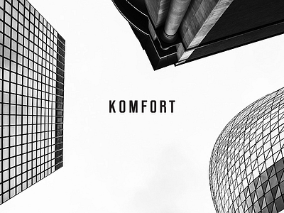 Komfort Logotype branding bulding design designer dribbble graphic graphicdesign illustrator letterform logo logomark logotype mark photoshop shapes simple symbol type typography vector