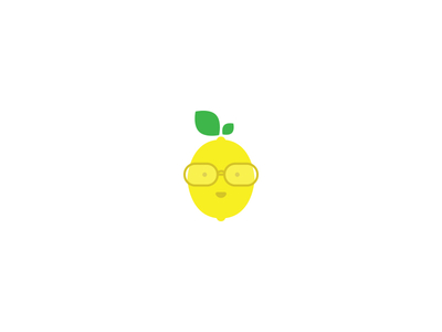 Lemon Character Design branding cartoon character designer dribbble flat fruit glasses graphic graphicdesign hipster icon illustration illustrator lemon logo photoshop simple typography vector