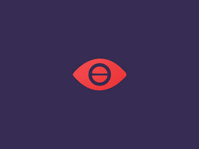 Eye + Screw Icon Design design eye icon illustration illustrator letter letters logo logomark logotype optic optics photoshop pink purple screw shapes simple symbol typography