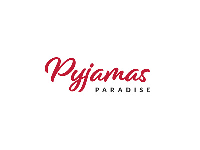 Pyjamas Paradise Logo Design branding design designer dribbble graphic graphicdesign illustrator letter logo logodesign logomark logotype paradise photoshop pyjamas shapes simple typography vector word