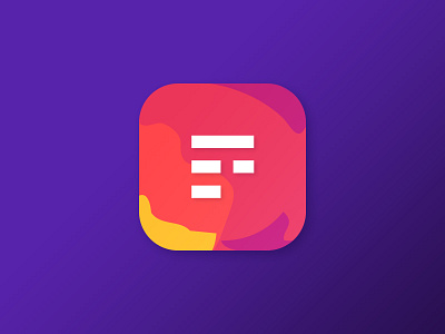 "F" Icon Design app branding design designer flat graphic icon illustration illustrator logo logodesign photoshop shapes simple type ui ux vector web website