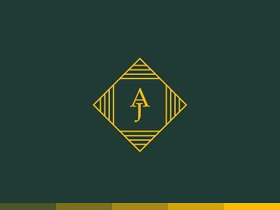 "AJ" Monogram Logo Design aj branding design designer dribbble graphic graphicdesign hipster icon illustrator letter logo logodesign logotype mark photoshop shapes symbol typography vintage