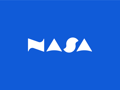 "NASA" Logotype Concept Design astronaut blue concept cosmos design designer dribbble graphic illustrator logo logotype nasa photoshop simple space spaced spacedchallenge spaceman spaceship typography