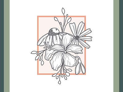Flower design illustration illustrator vector