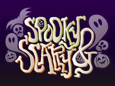 Spooky Season! design illustration illustrator typography vector