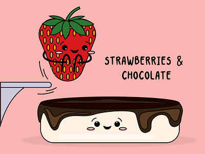 Best of Friends - Strawberries & Chocolate