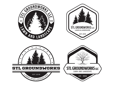 STL Groundworks Logo Concepts branding design illustrator logo typography vector