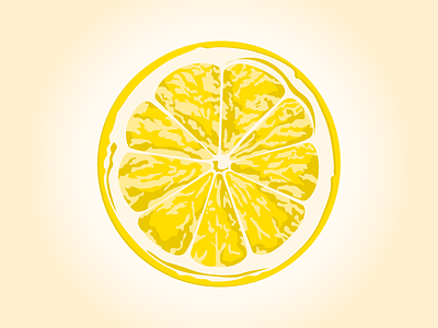 Lemon - Impressionistic design illustration illustrator vector