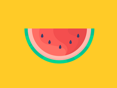 Summer Feels asset design assets fruit illustration illustrator quick practice vector watermelon
