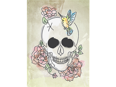 The Humming Bird and the Skull