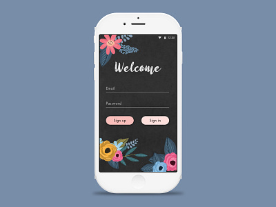 Daily UI #01 Sign Up app iphone sign up ui