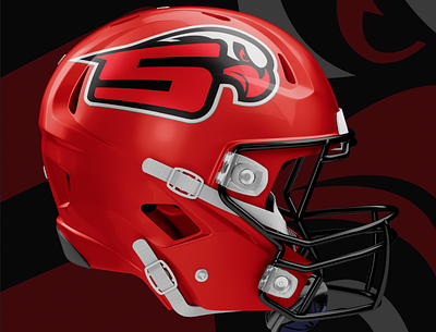 Saratoga Falcons Concept Helmet falcon falcon logo football helmet