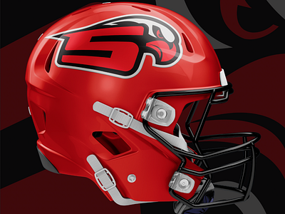 Saratoga Falcons Concept Helmet