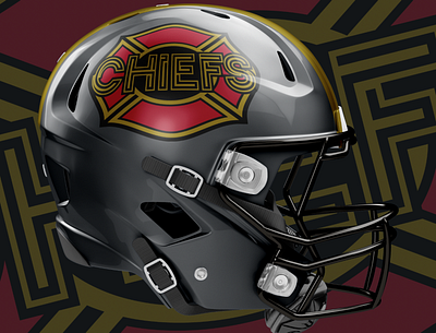 Chiefs Concept Helmet chiefs football football logo