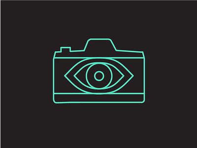 Photography Logo eyeball icon logo photography vector