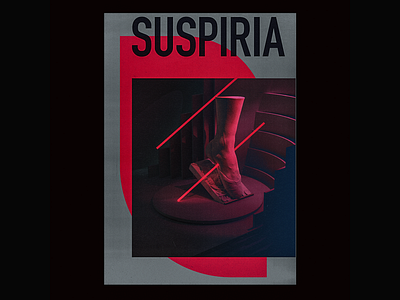 Suspiria contemporary film graphic graphicdesgn minimalist poster surrealism tribute