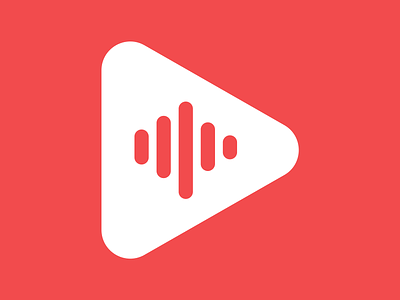 Audio Play Button branding design logo ui vector