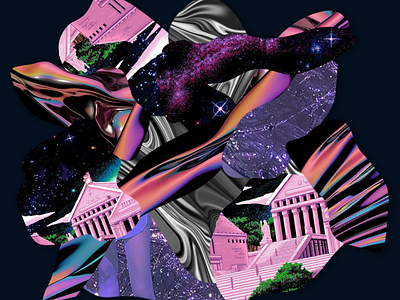 Braincak3 adobe art collage collageart space visuals