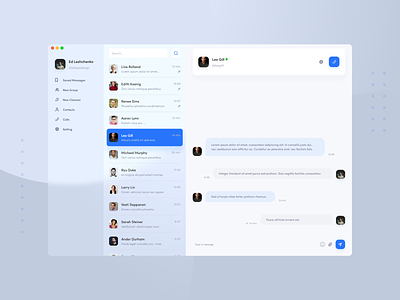 Telegram Messenger Redesign Concept