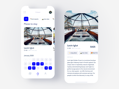 Booking Place App app design home hotel hotel booking minimal photo realestate ui ux