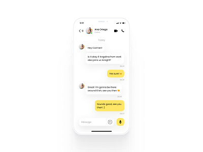 Direct Messaging Chat - Daily UI #013 013 13 app chat conversation daily ui daily ui 013 daily ui 13 dailyui design direct messages dm message messaging mobile ui ux