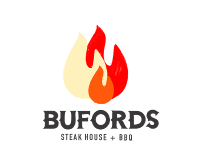 Bufords BBQ branding illustration logo typedesign