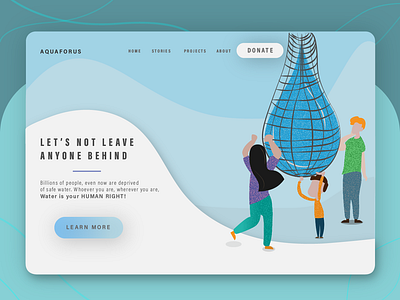 Landing Page - Interface & Illustration design illustration interfacedesign landing page design landingpage minimal ui ui design ux ux design vector