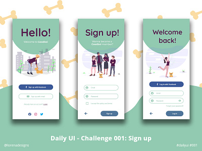 Daily UI - Challenge 001: Sign up