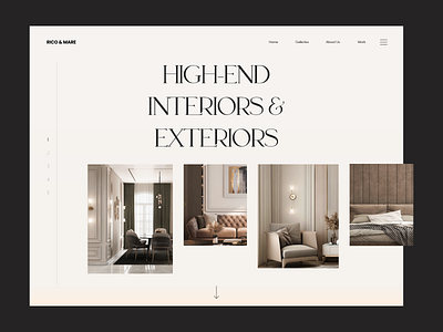 Luxury Apartments | Website Design apartments app architect branding clean dark design designer home interior design luxury minimal ui ux web website