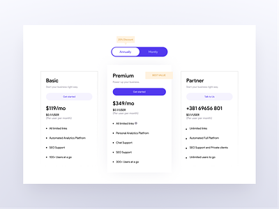 Pricing screen UI dashboard flat payment pricing pricing plans pricing table purple section simple table typography ui ux web