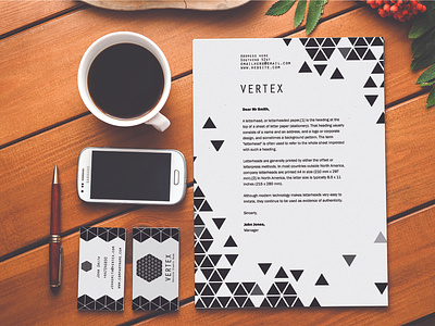 Stationary Design Mockup