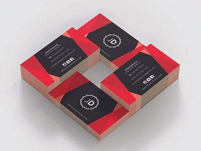 Multipurpose Business Card PSD Template brand branding business business card business card design business card psd corporate design easy to use elegant graphic design identity logo photoshop professional professional business card professional card red template