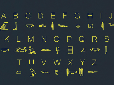 Egyptian Hieroglyph Typeface ancient calligraphy calligraphy font egypt egyptian font font awesome font bundle font collection font design old typeface typeface design typeface designer typefaces typography