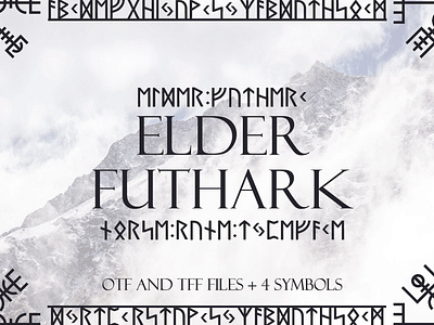 Elder Futhark Typeface ancient awesome cool elder elder futhark font font awesome font bundle font collection font design futhark god of war norse symbols typeface typeface design typeface designer typeface. lettering typefaces viking
