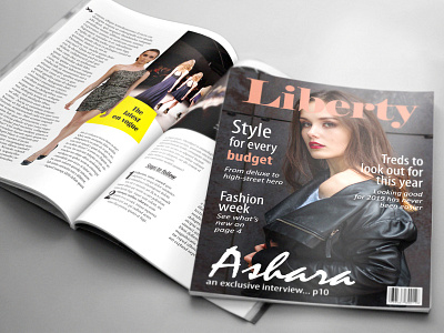 24 Page Fashion Magazine Template brand branding business design easy to use elegant fashion fashion magazine graphic design identity indesign indesign template lifestyle magazine magazine ad magazine cover magazine design magazine template template