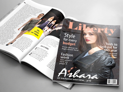 24 Page Fashion Magazine Template by James Dene on Dribbble