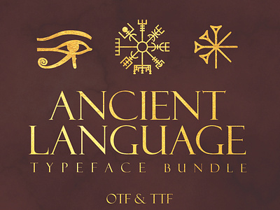 Ancient Languages Typeface Bundle