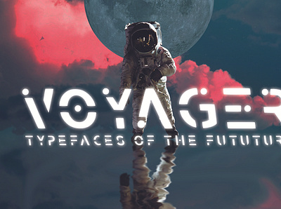 VOYAGER - Typefaces of the Future cosmos font font design fonts futura future futuristic futuristic font orbit sci fi space typeface typeface design typefaces universe