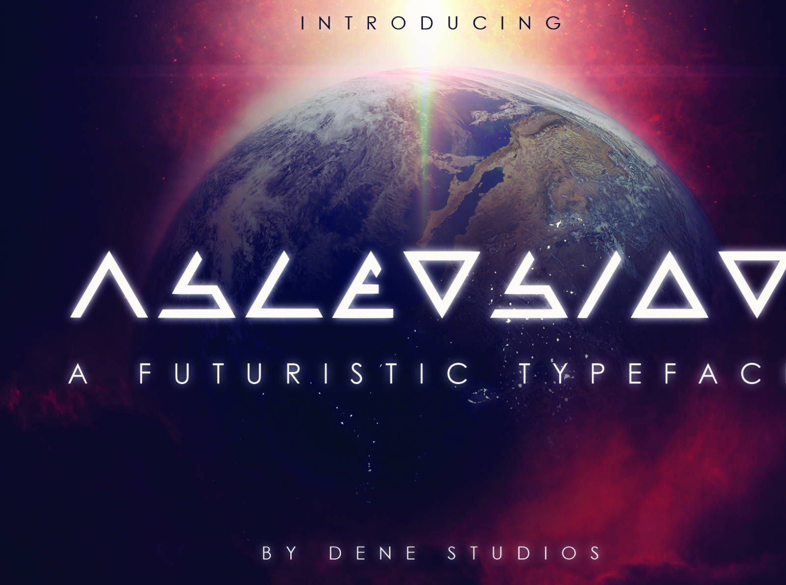 ASCENSION - A Futuristic Typeface by James Dene on Dribbble