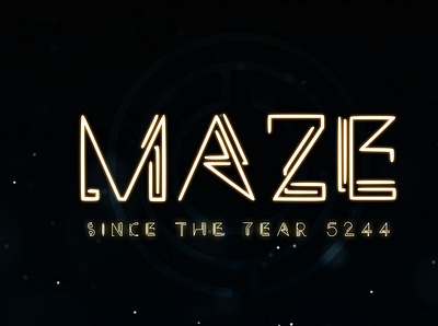 MAZE - A Technical Typeface creative design easy to use font font awesome font design font family fonts future futuristic futuristic font futuristic typeface graphic design maze sci fi science fiction typeface typeface design typeface designer typefaces