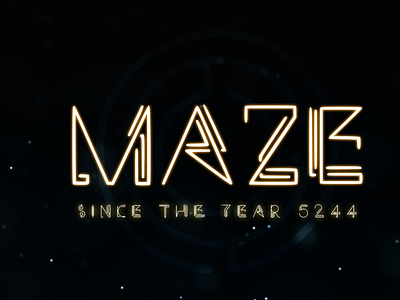 MAZE - A Technical Typeface