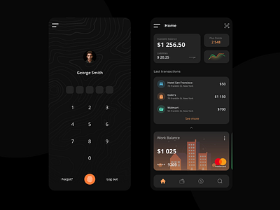 Mobile Bank Design bank bank card banking design finance finance app mobile mobile app modern pay