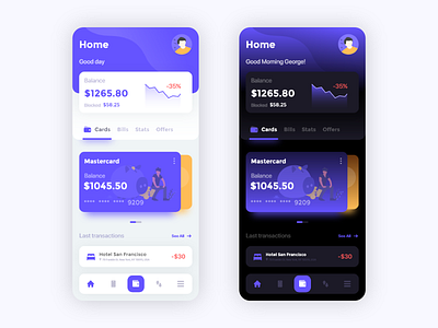 Mobile bank concept bank app bank card bills mobile mobile design money pay