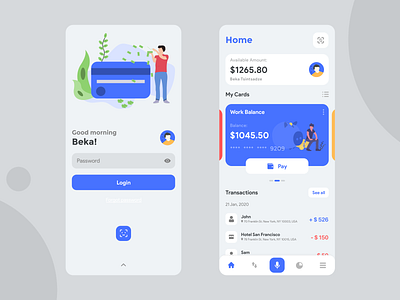 Finance app Design