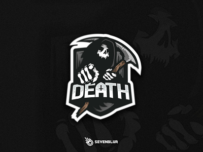 Deathlogo branding death design esportslogo gaming gaminglogo icon illustration logo mascot mascot design mascot logo mascot logos reaper reaper logo sports typography