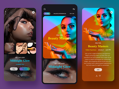 Beauty Masters • Creative Concept app design graphicdesign mobile app design ui ux uxui uxuidesign