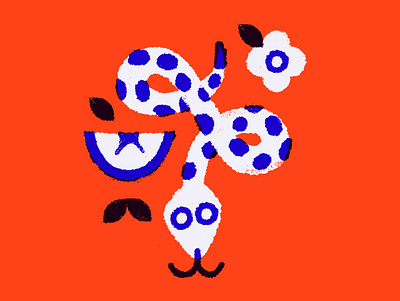 Forbidden Fruit branding color design ipad logo multiply neon orange overlay snake stamp
