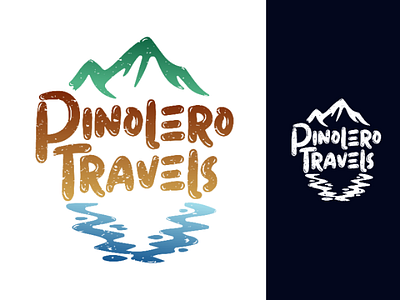 Pinolero Travels design dribbble logo branding