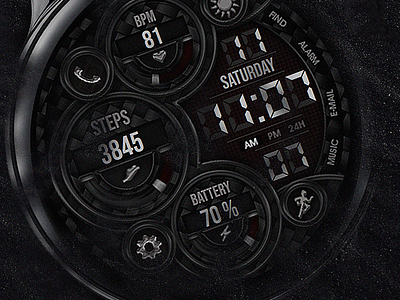 Dream 30 - Watch Face (Galaxy Watch Active) active classic design digital electronics galaxtwatch galaxy watch gears3 graphic design illustration samsung screen smart smartwatch tech technology watch watchface wearable wearable tech