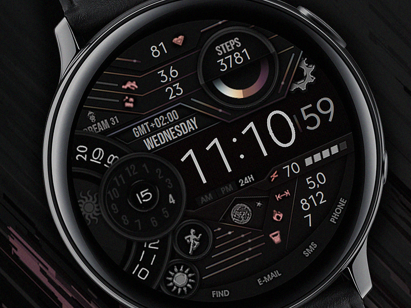 Galaxy active watch online face